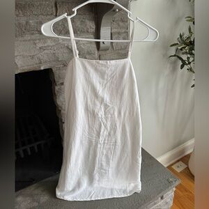 Japna White Linen Dress
